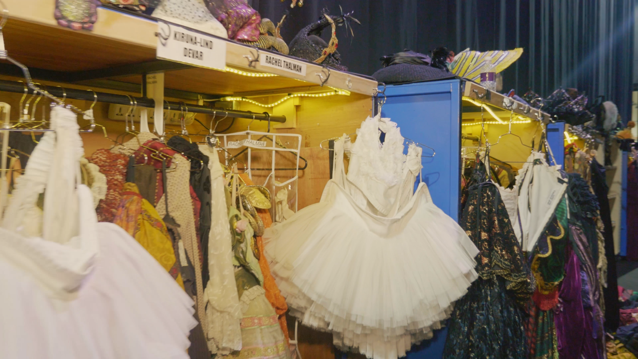 BACKSTAGE: THE COSTUMES